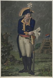 Jean-Charles Pichegru (kleurengraving) door French School